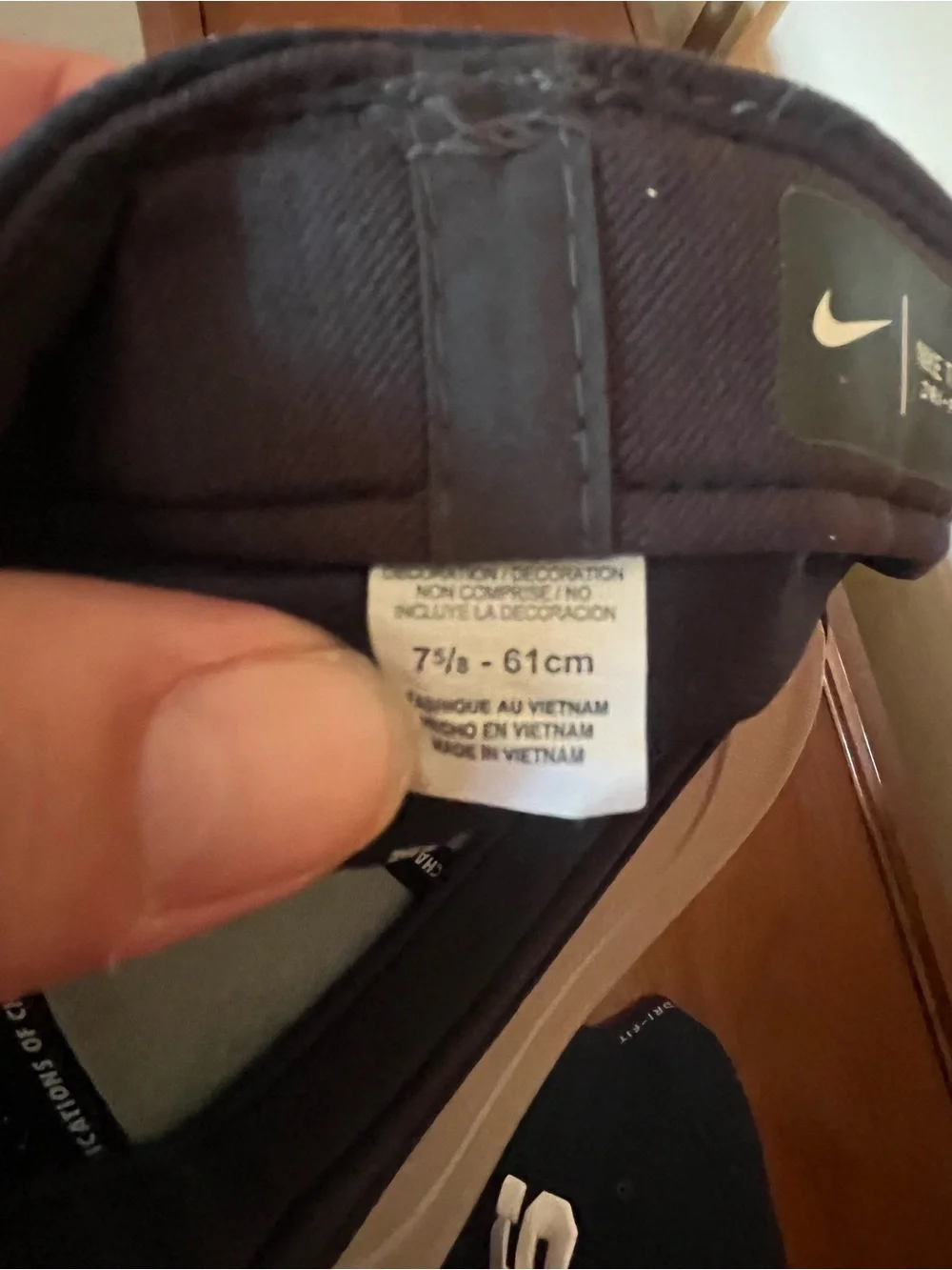 Nike Penn State Nittany Lions Hat Dri Fit Fitted Size 7 5/8